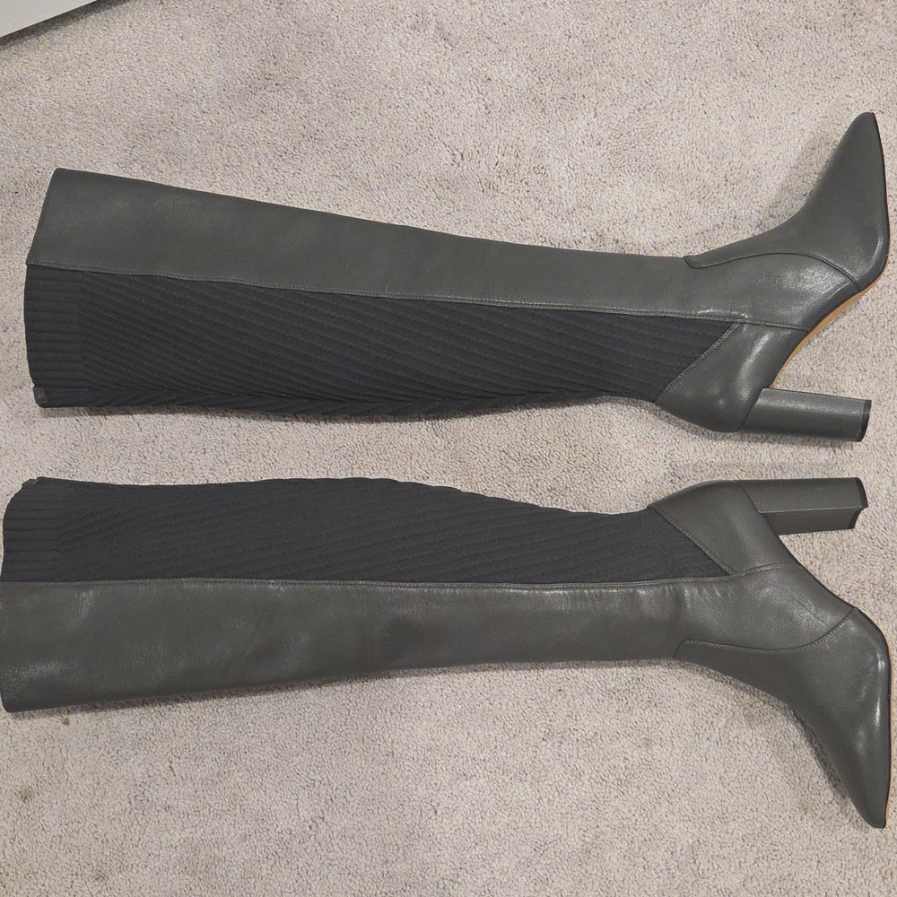 Vince Camuyo Majestie gray knee-high boots - Picture 4 of 9
